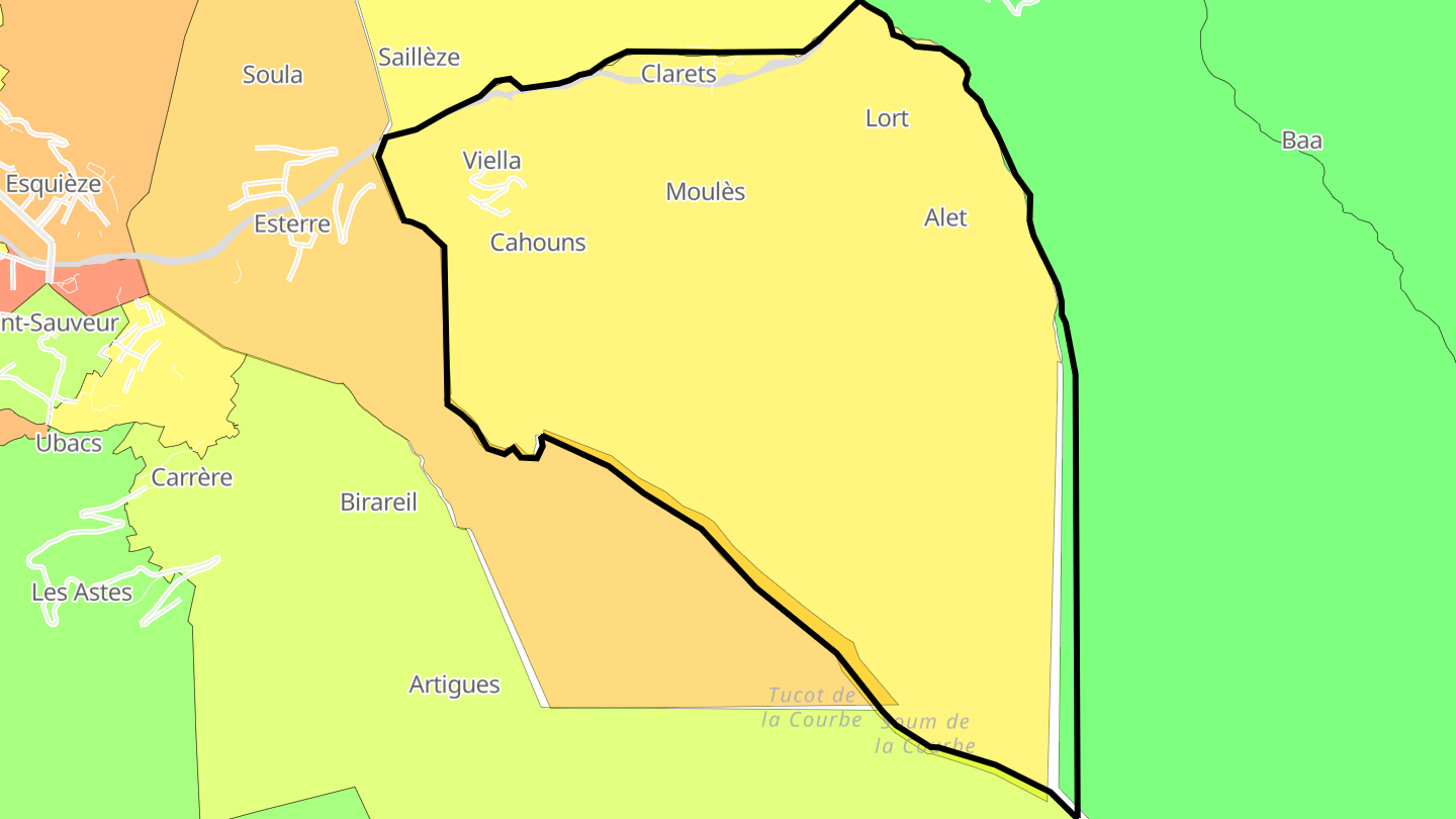 Carte des prix de l'immobilier Viella