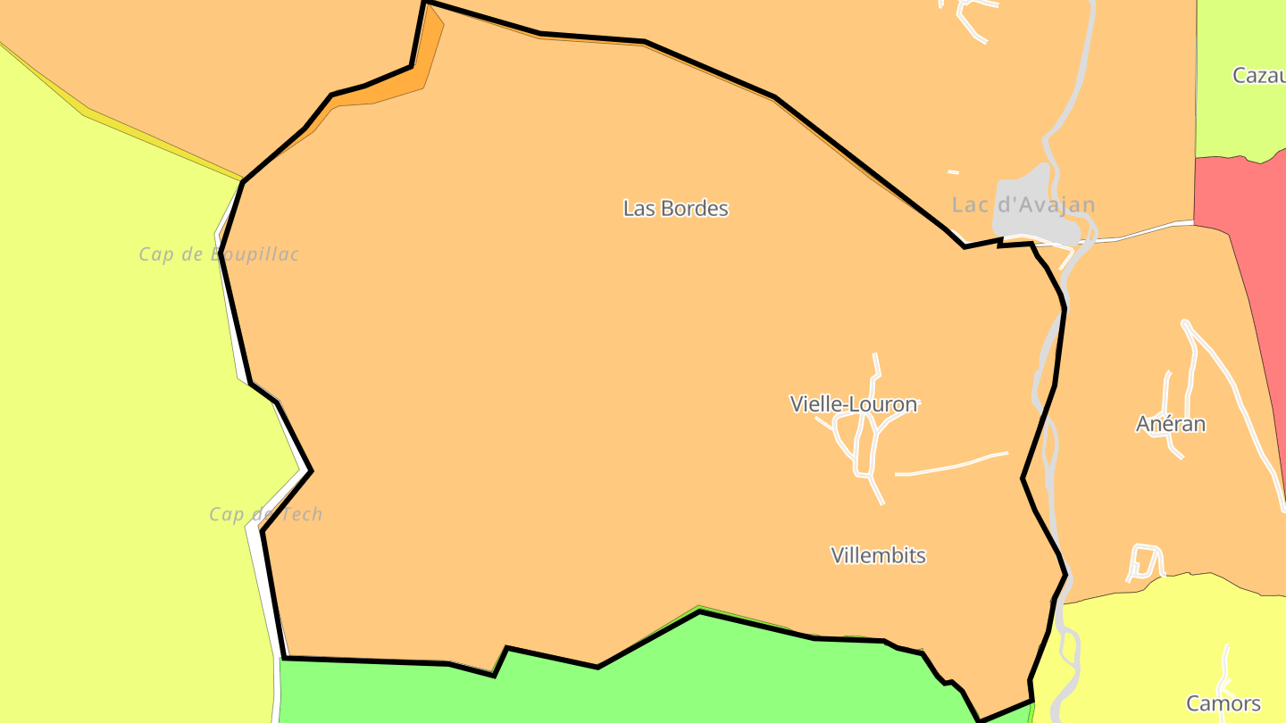 Carte des prix de l'immobilier Vielle-Louron