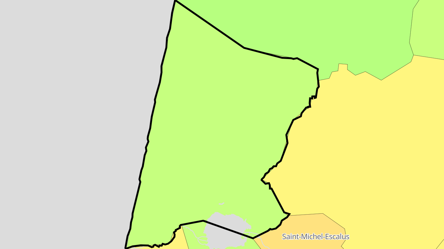 Carte des prix de l'immobilier Vielle-Saint-Girons