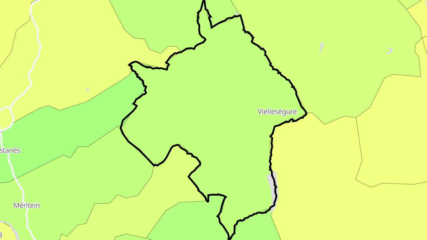 Carte des prix de l'immobilier Vielleségure