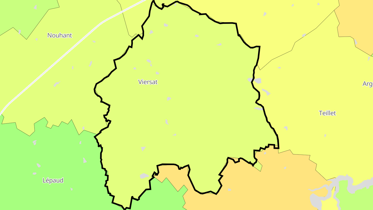 Carte des prix de l'immobilier Viersat