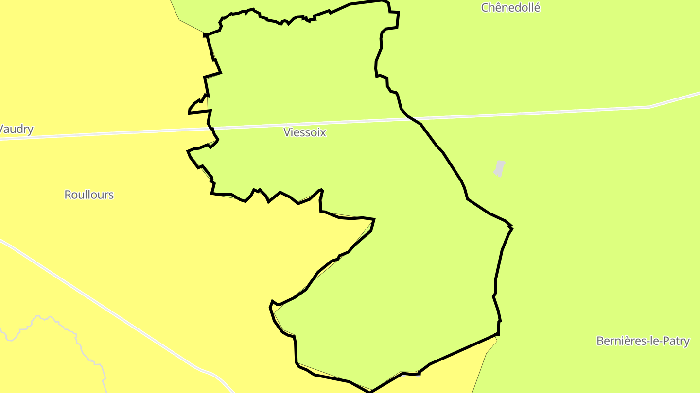 Carte des prix de l'immobilier Viessoix
