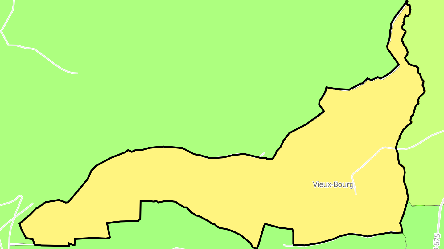 Carte des prix de l'immobilier Vieux-Bourg