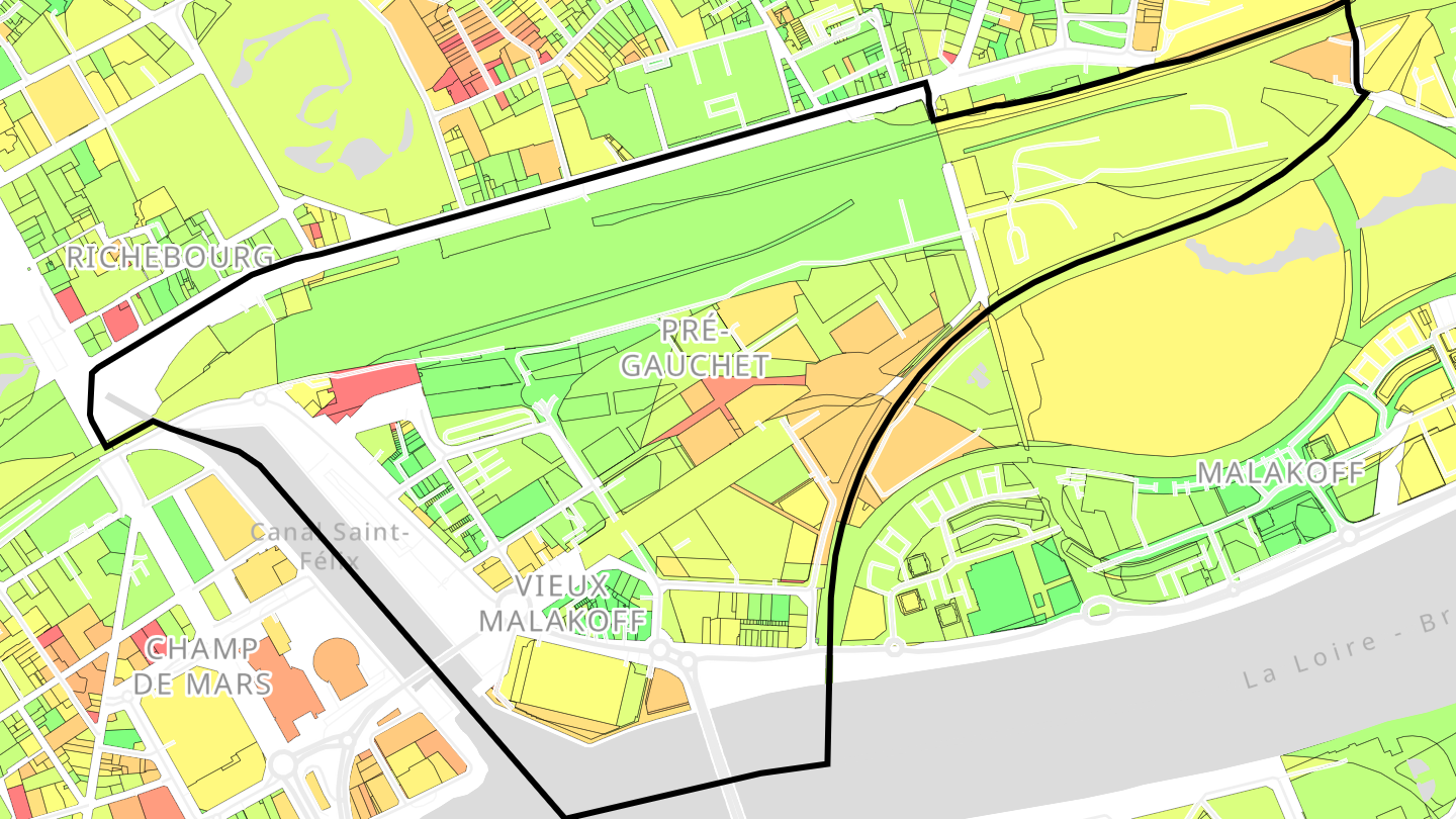 Carte des prix de l'immobilier Vieux Malakoff