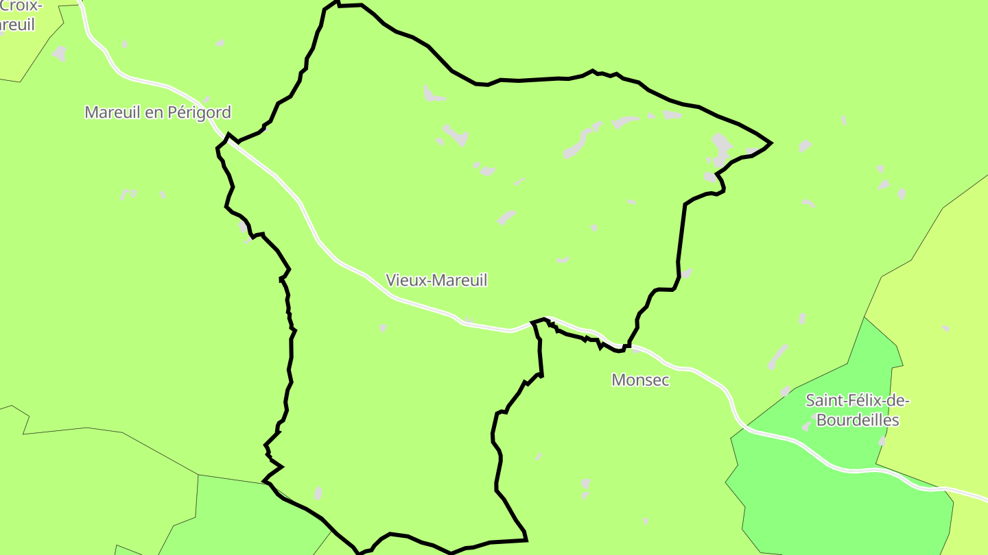 Carte des prix de l'immobilier Vieux-Mareuil