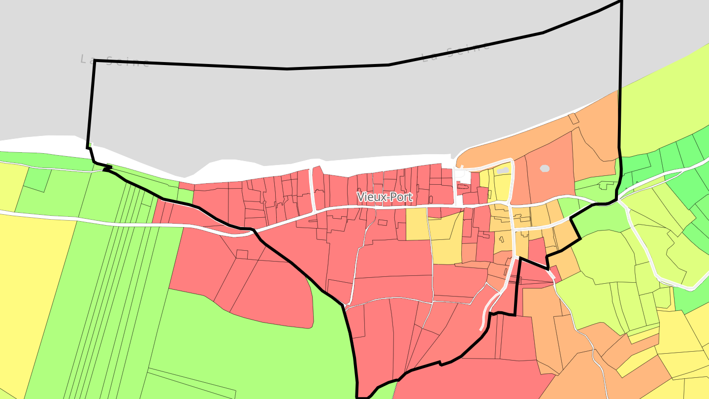 Carte des prix de l'immobilier Vieux-Port