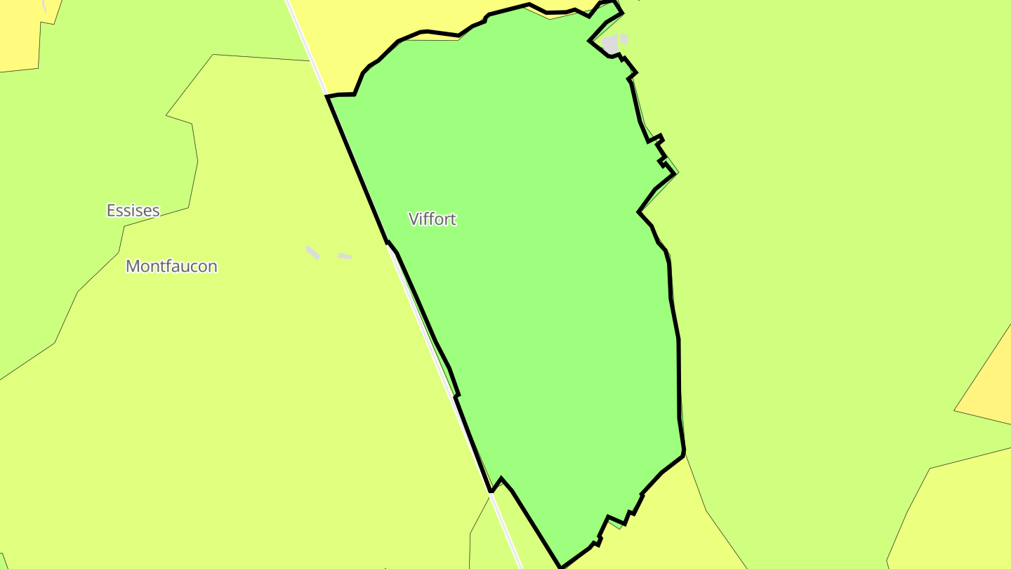 Carte des prix de l'immobilier Viffort