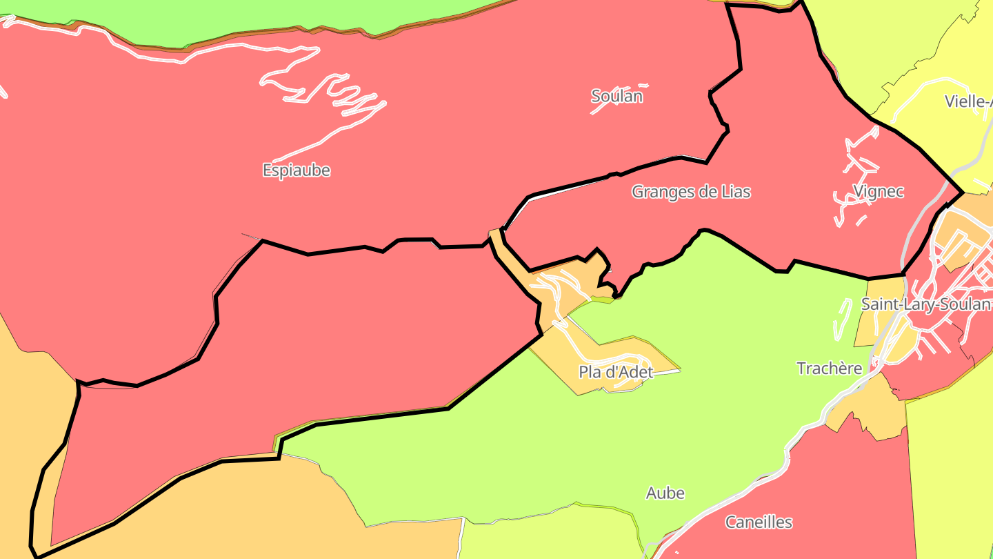 Carte des prix de l'immobilier Vignec