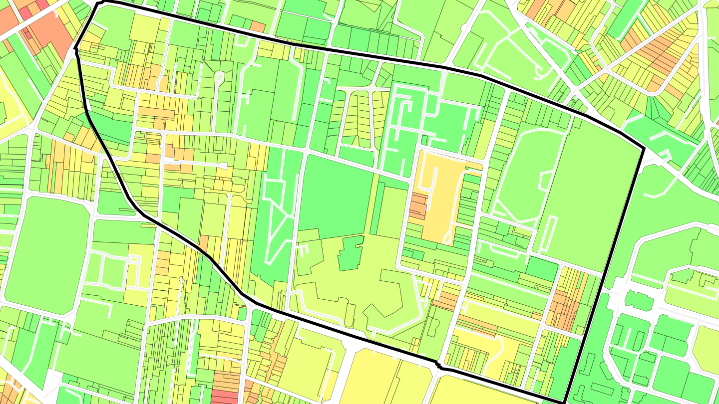 Carte des prix de l'immobilier Village des Mazurières