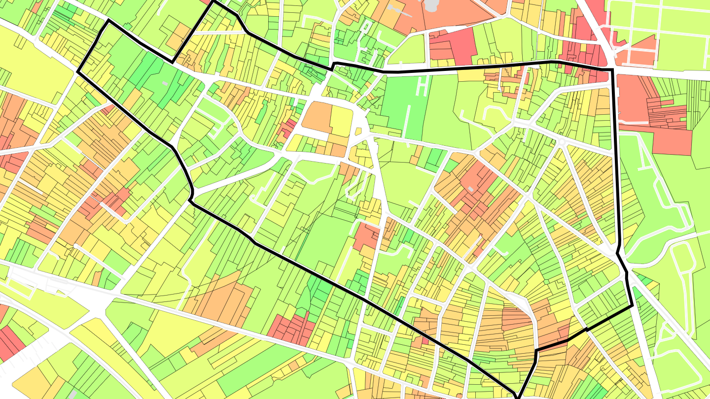 Carte des prix de l'immobilier Village