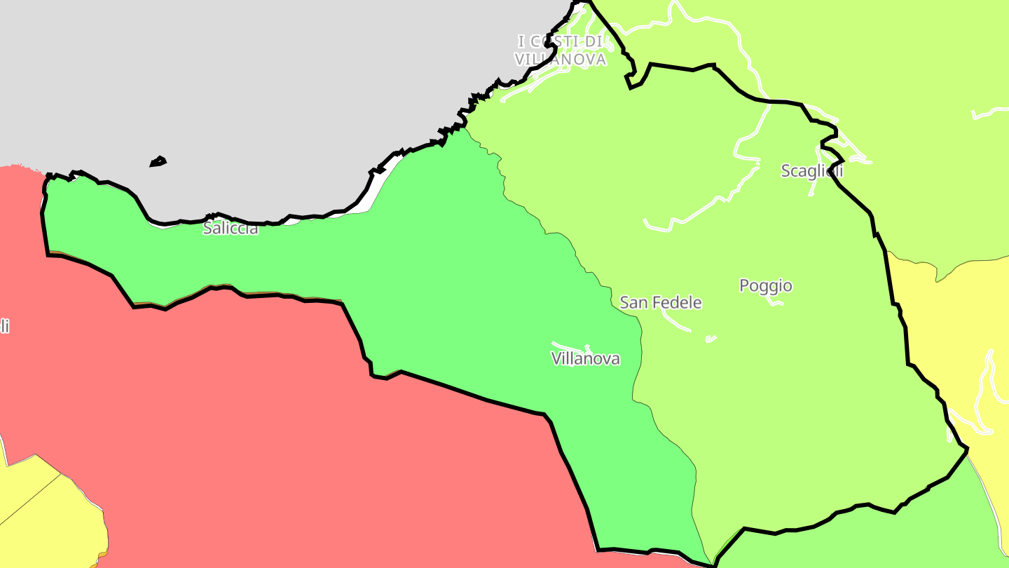Carte des prix de l'immobilier Villanova