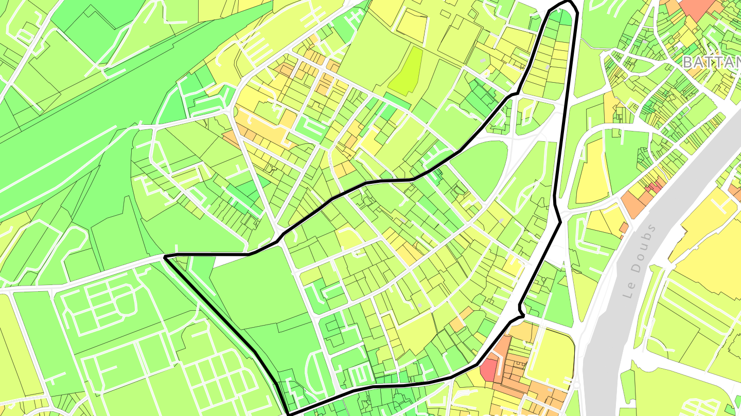Carte des prix de l'immobilier Villarceau