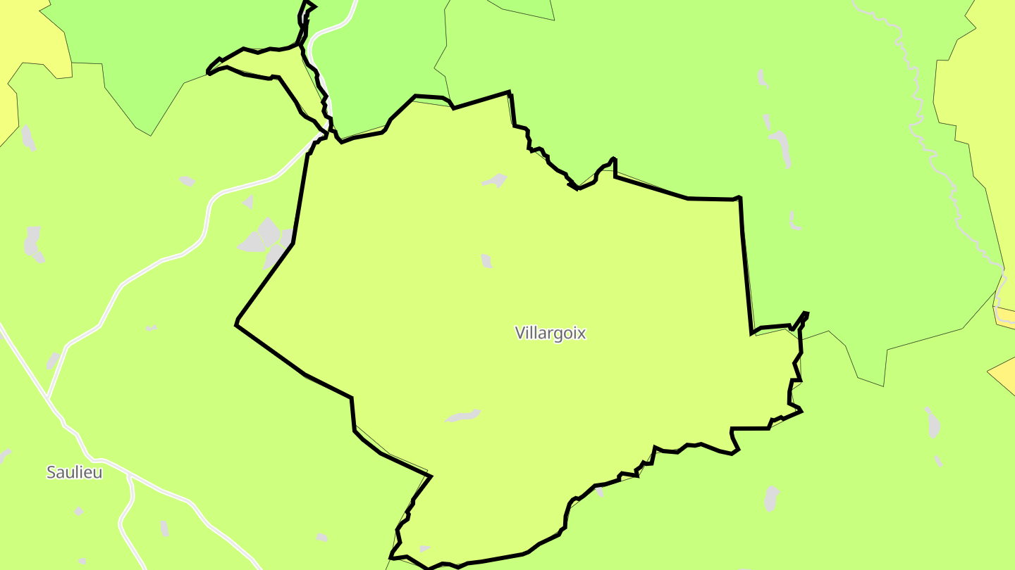 Carte des prix de l'immobilier Villargoix
