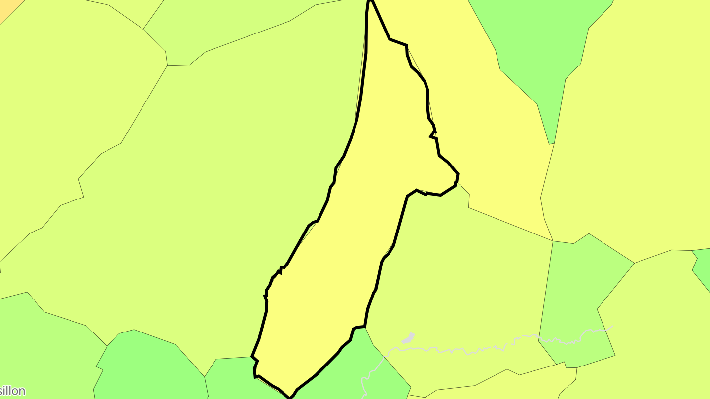 Carte des prix de l'immobilier Villars