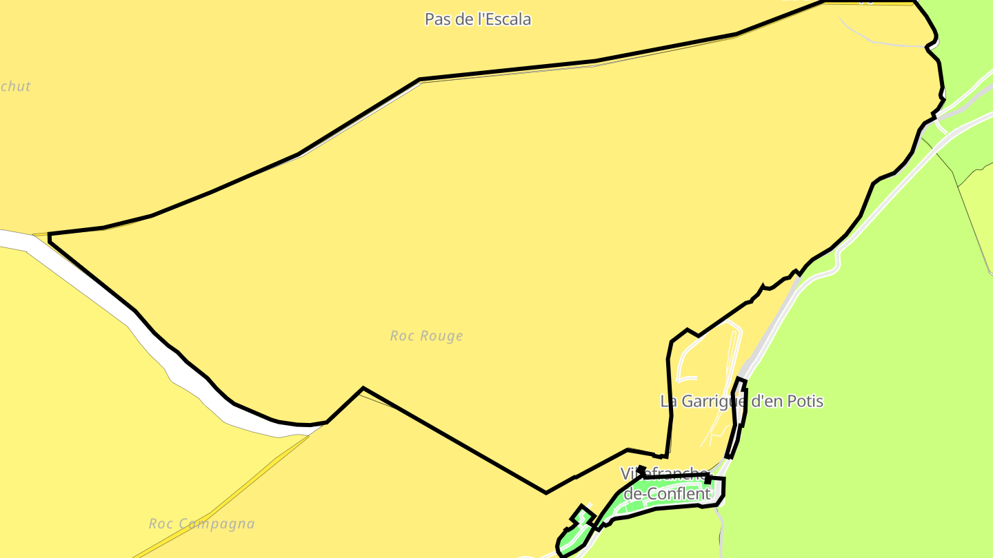 Carte des prix de l'immobilier Villefranche-de-Conflent