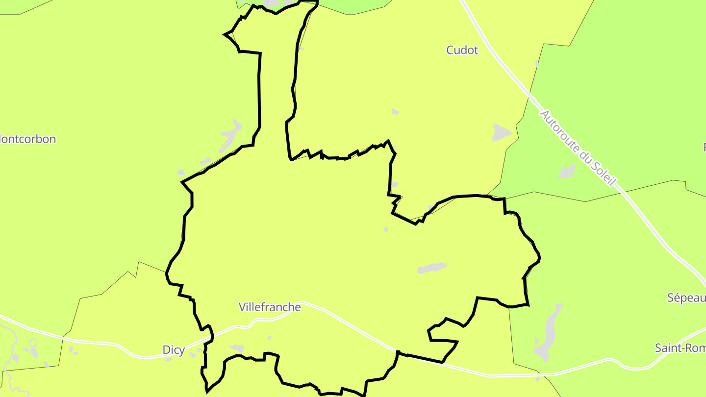 Carte des prix de l'immobilier Villefranche