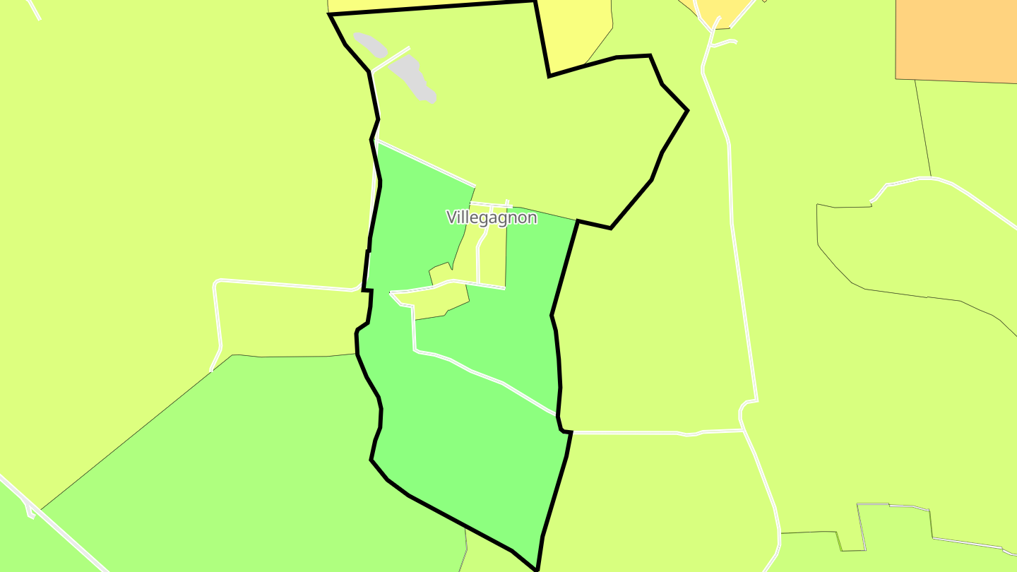 Carte des prix de l'immobilier Villegagnon