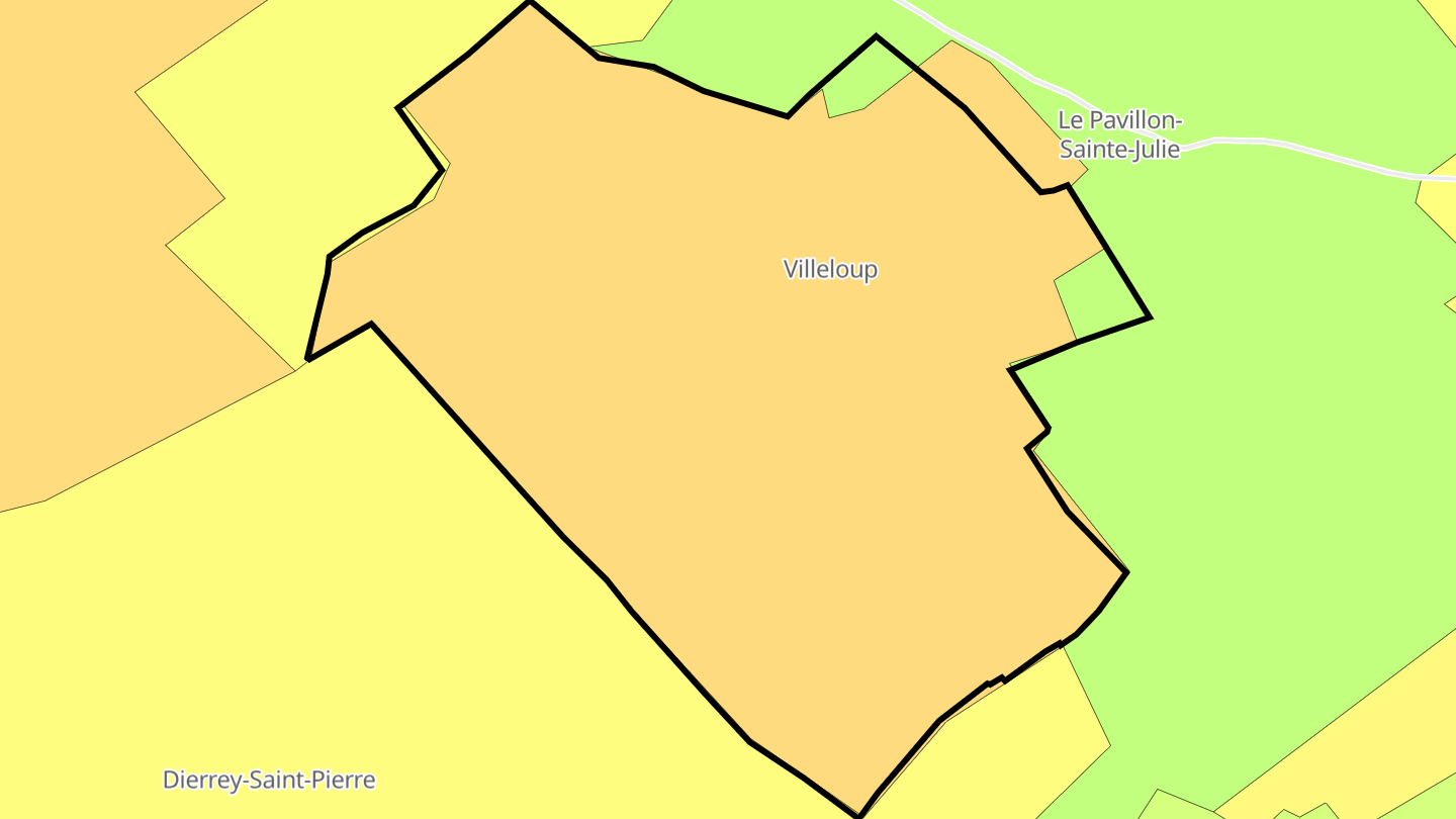 Carte des prix de l'immobilier Villeloup