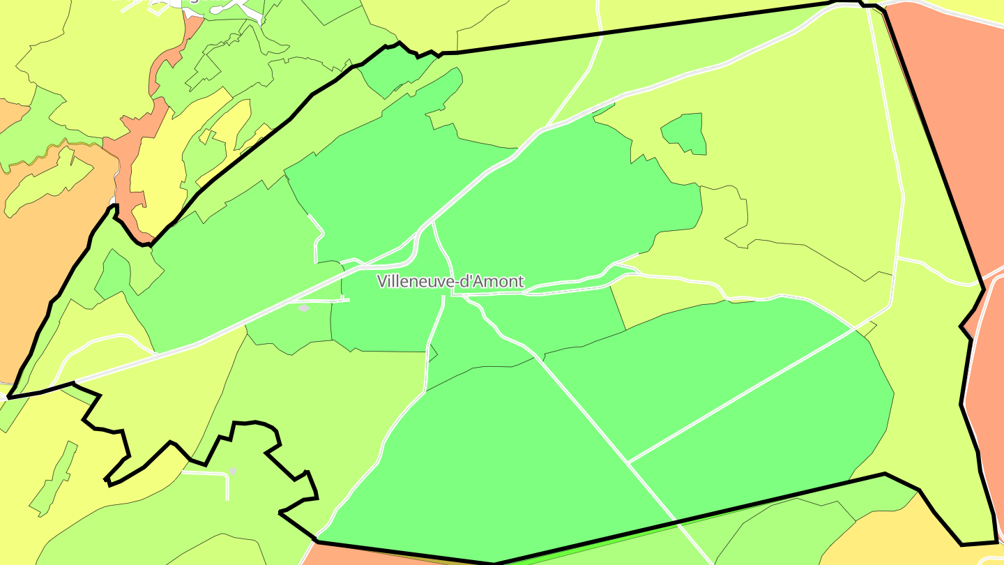 Carte des prix de l'immobilier Villeneuve-d'Amont