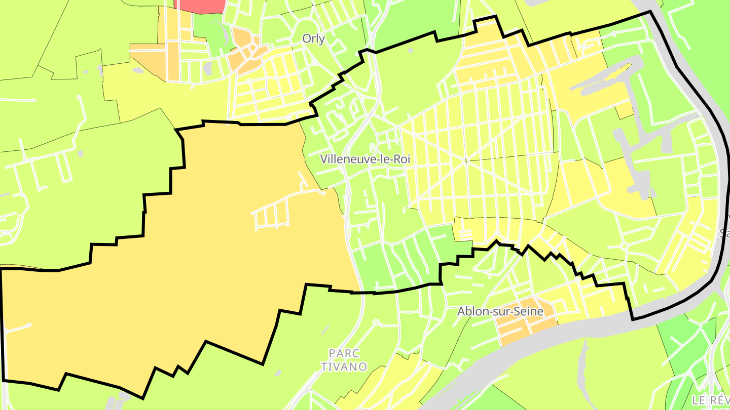 Carte des prix de l'immobilier Villeneuve-le-Roi
