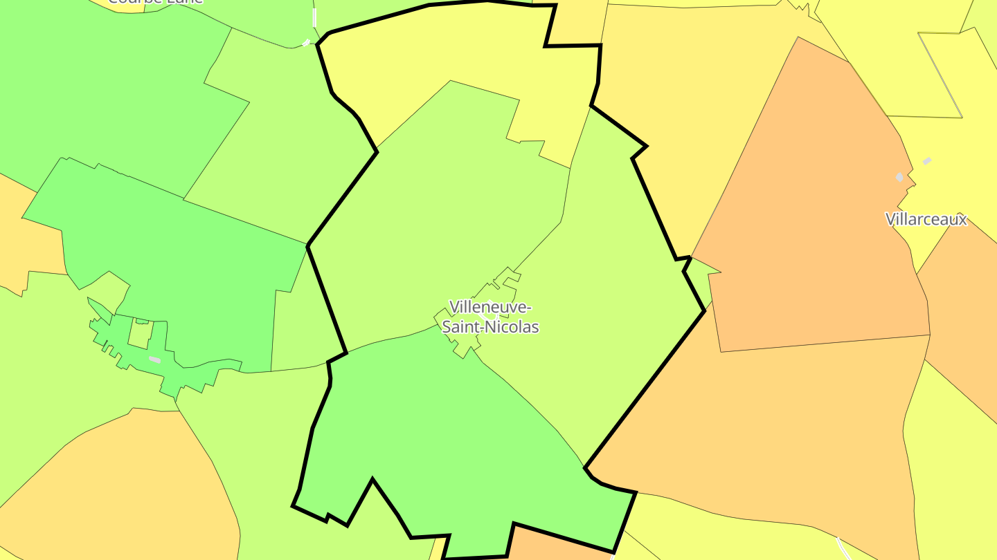 Carte des prix de l'immobilier Villeneuve-Saint-Nicolas