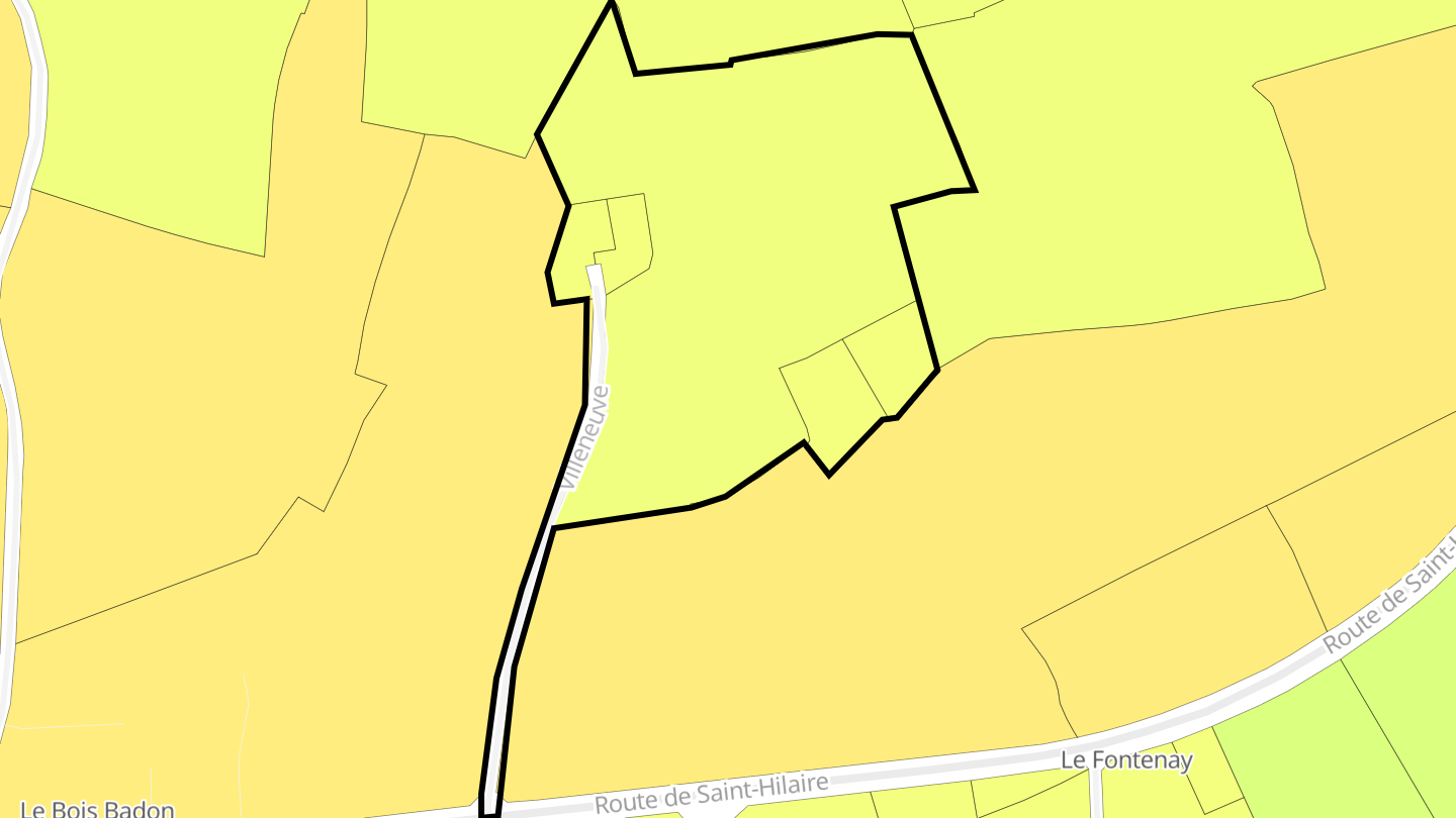 Carte des prix de l'immobilier Villeneuve