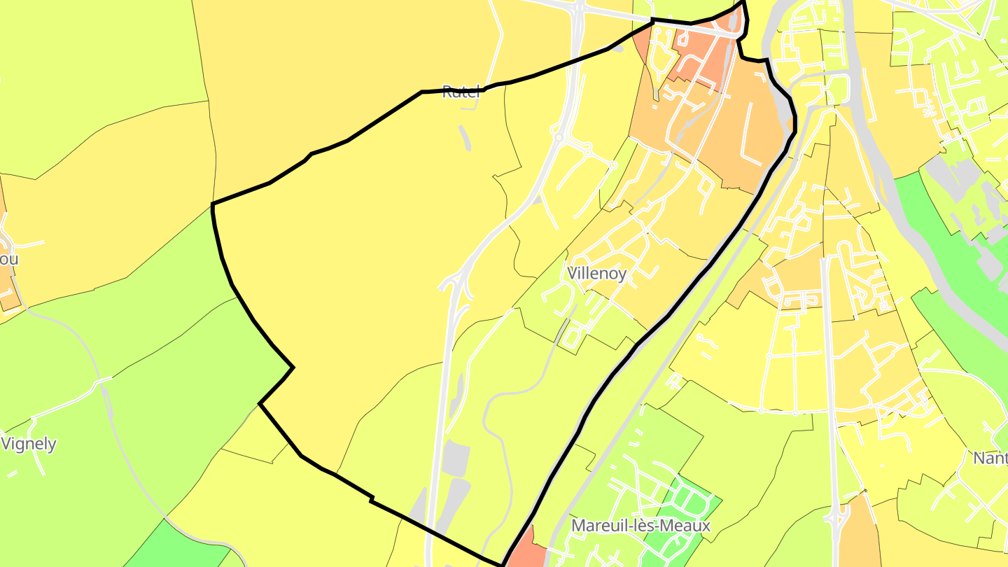 Carte des prix de l'immobilier Villenoy