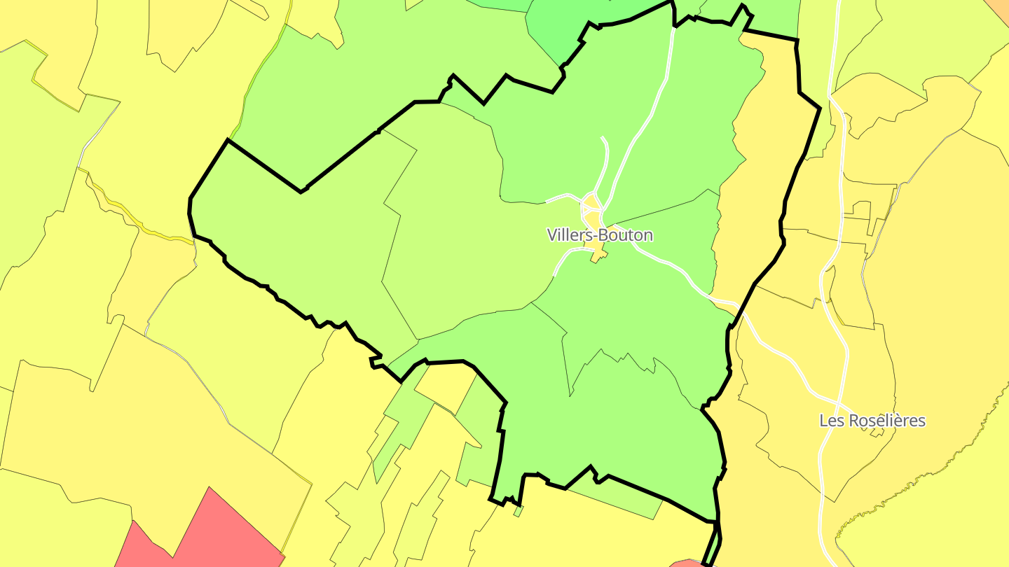 Carte des prix de l'immobilier Villers-Bouton