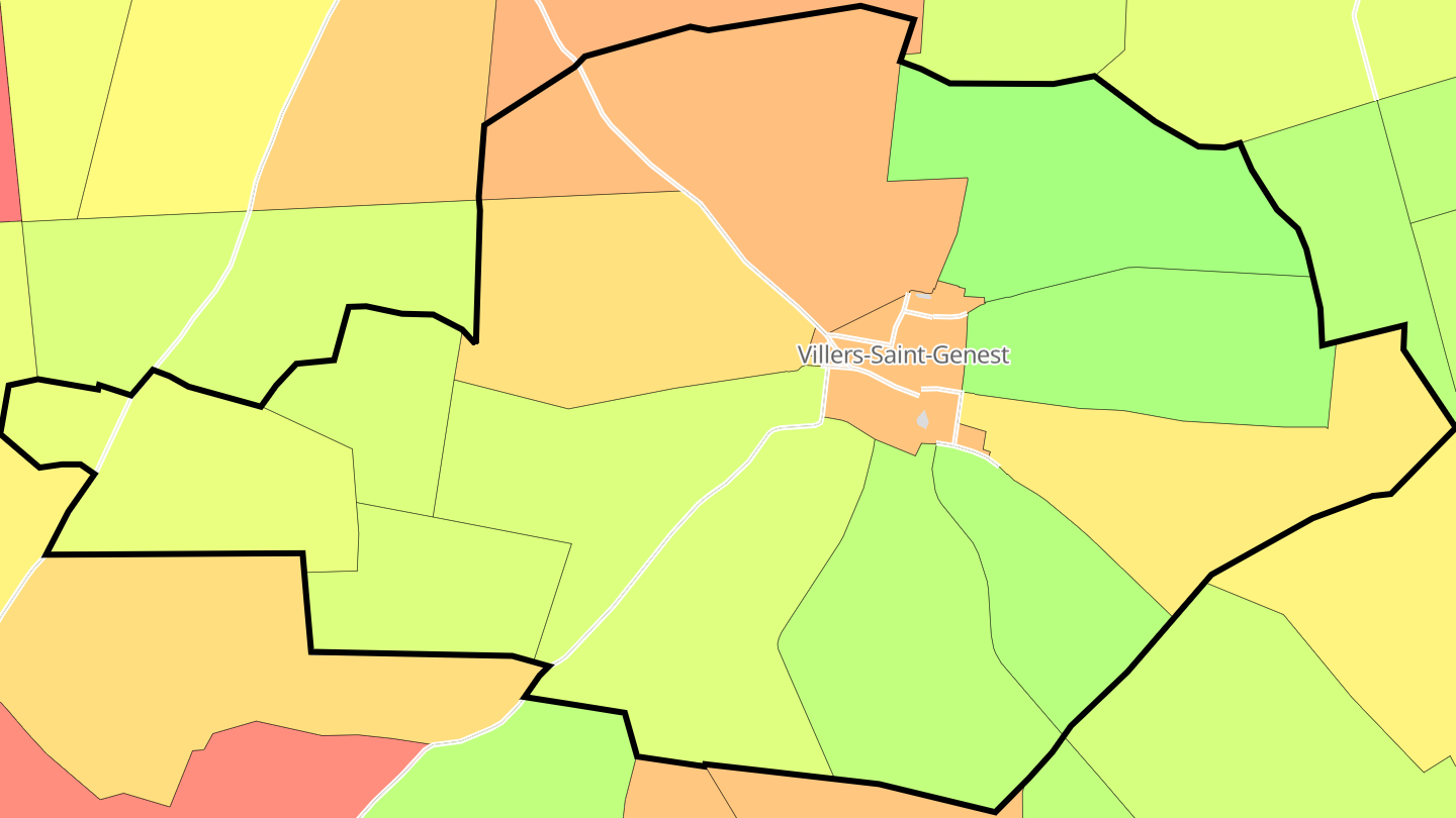 Carte des prix de l'immobilier Villers-Saint-Genest