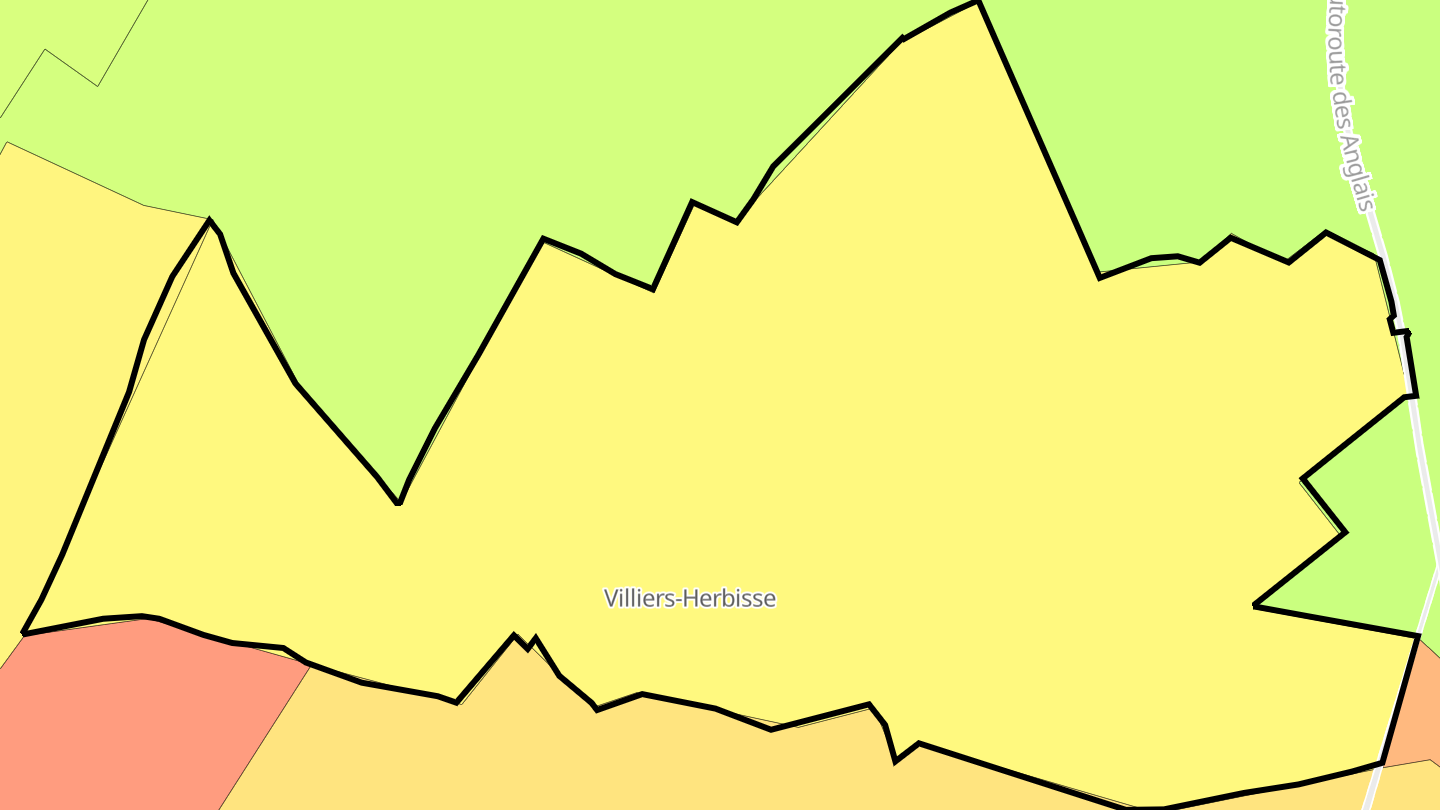 Carte des prix de l'immobilier Villiers-Herbisse