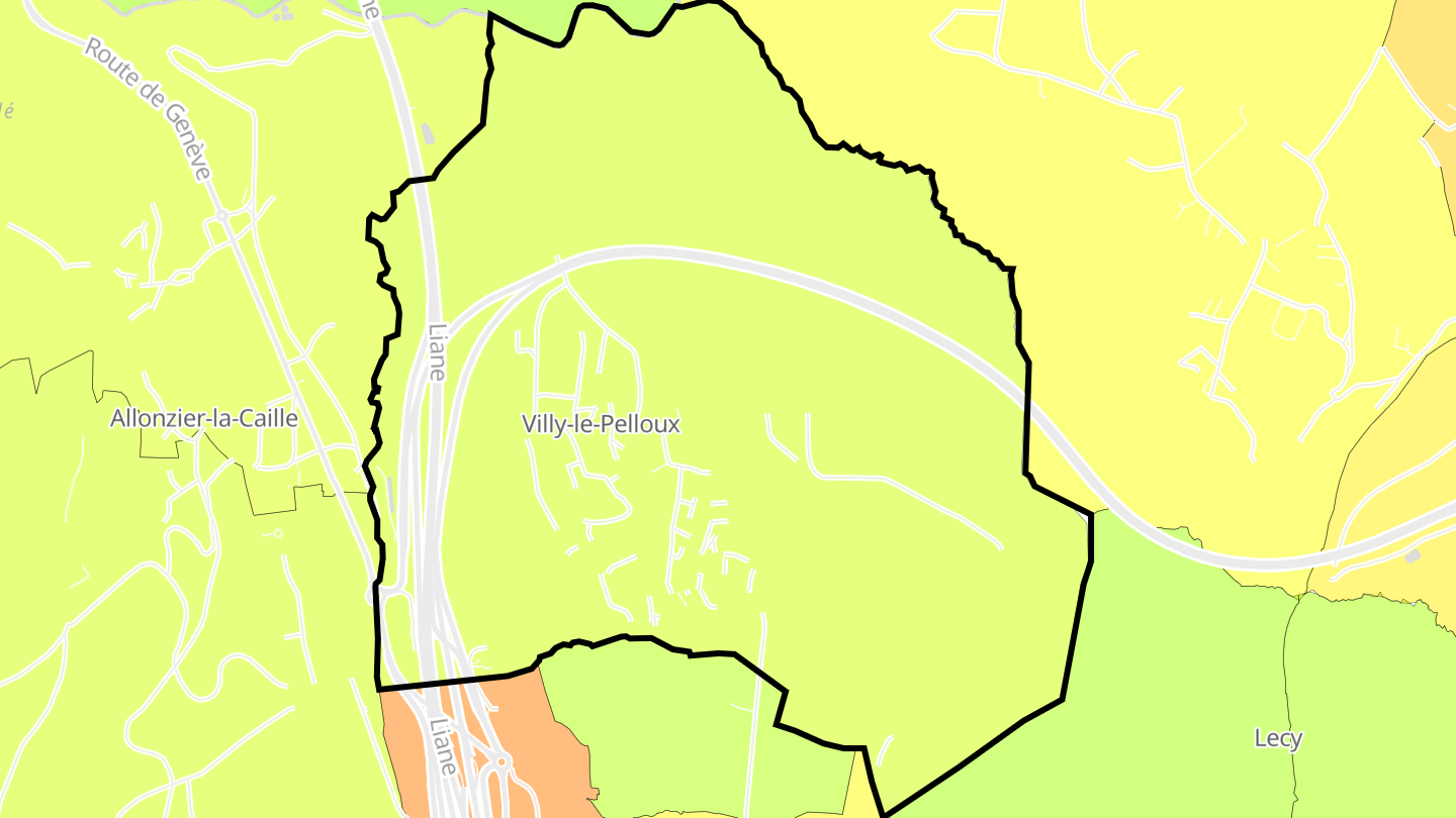 Carte des prix de l'immobilier Villy-le-Pelloux