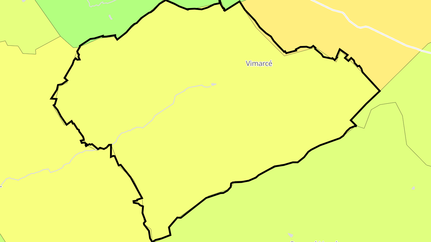Carte des prix de l'immobilier Vimarcé