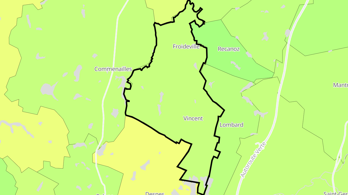 Carte des prix de l'immobilier Vincent-Froideville
