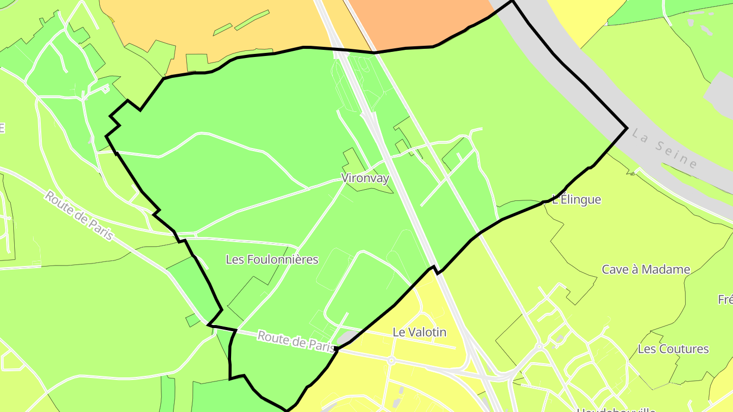 Carte des prix de l'immobilier Vironvay