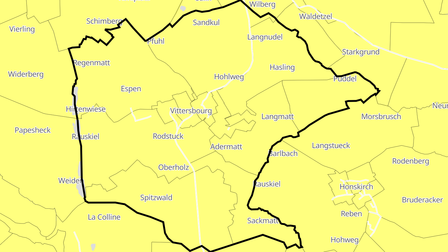 Carte des prix de l'immobilier Vittersbourg