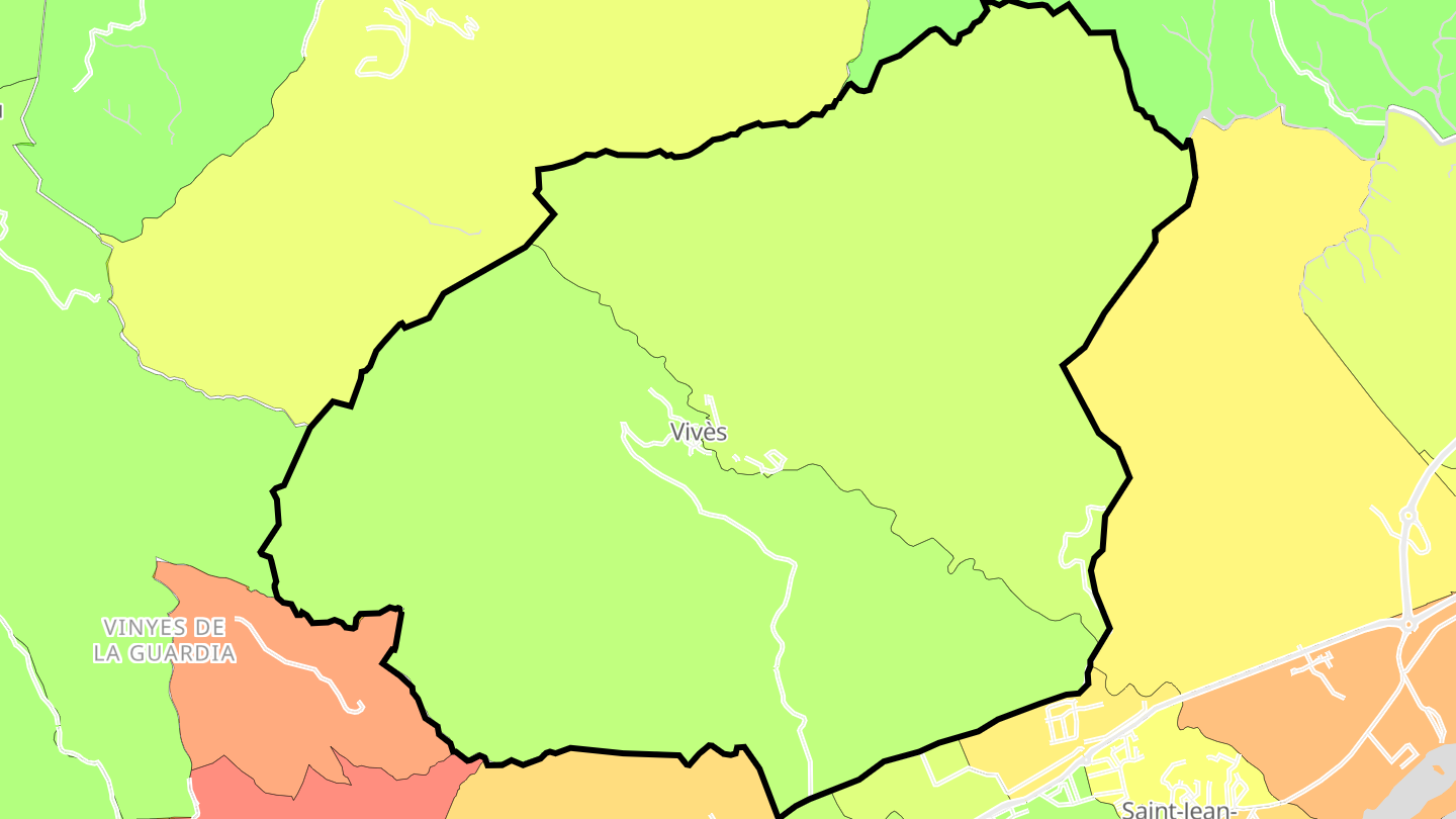 Carte des prix de l'immobilier Vivès