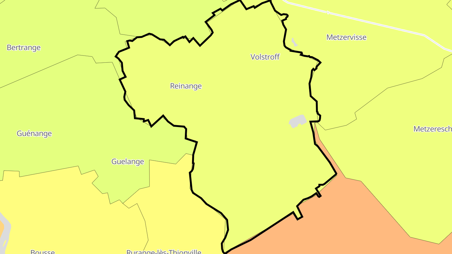 Carte des prix de l'immobilier Volstroff