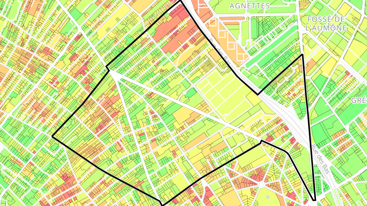 Carte des prix de l'immobilier Voltaire