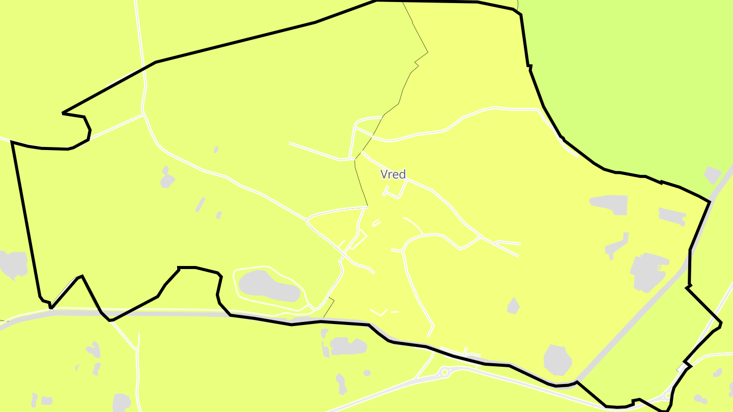Carte des prix de l'immobilier Vred