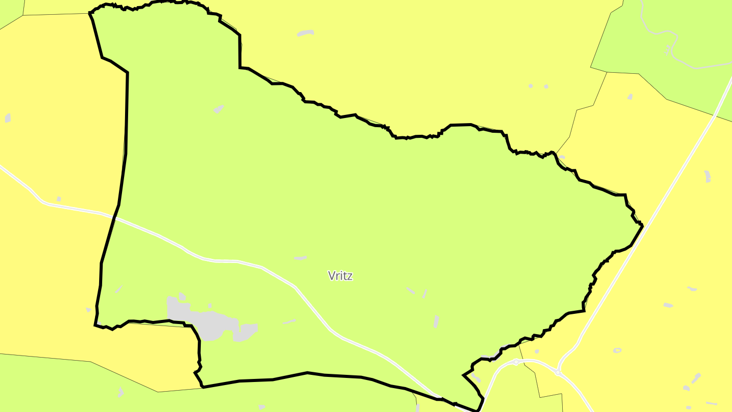 Carte des prix de l'immobilier Vritz