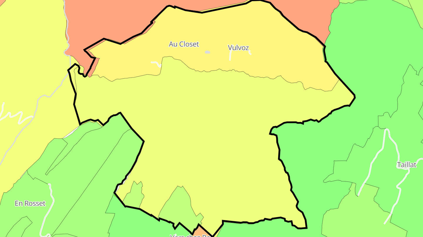 Carte des prix de l'immobilier Vulvoz