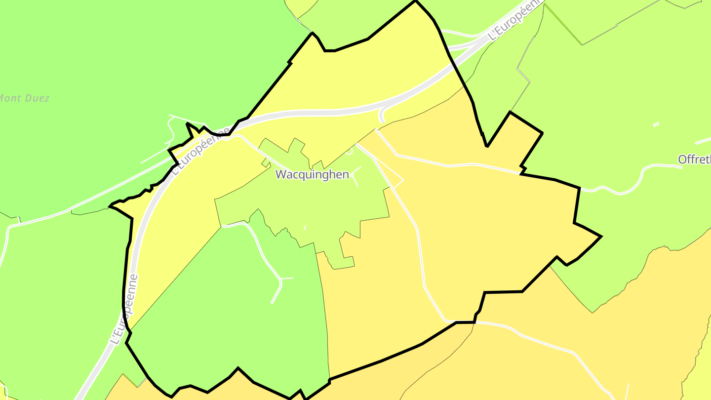 Carte des prix de l'immobilier Wacquinghen