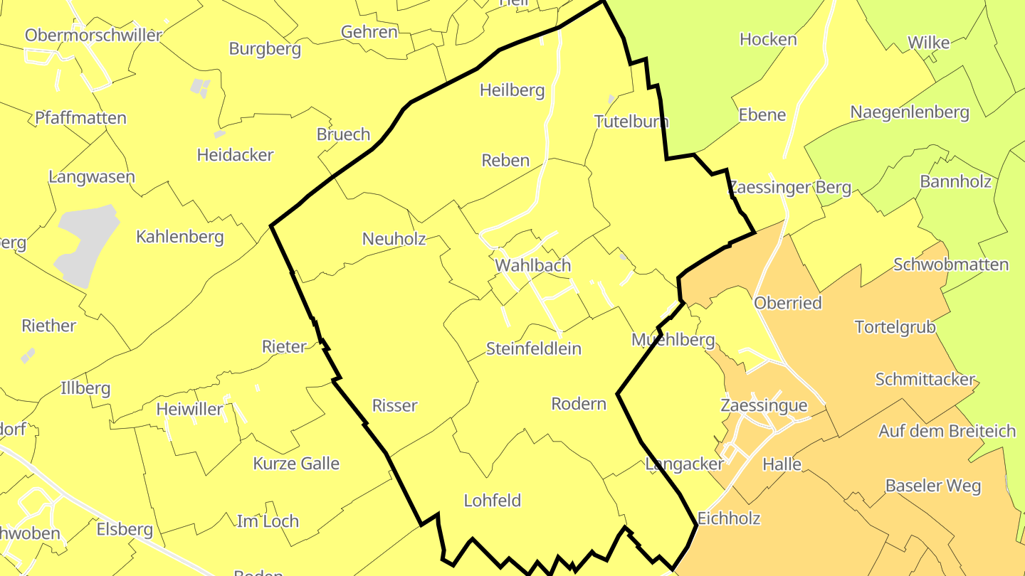 Carte des prix de l'immobilier Wahlbach