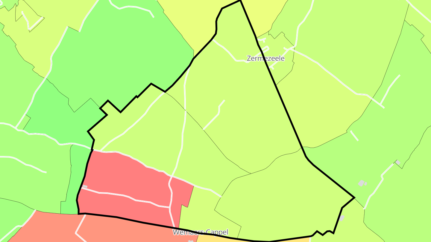 Carte des prix de l'immobilier Wemaers-Cappel