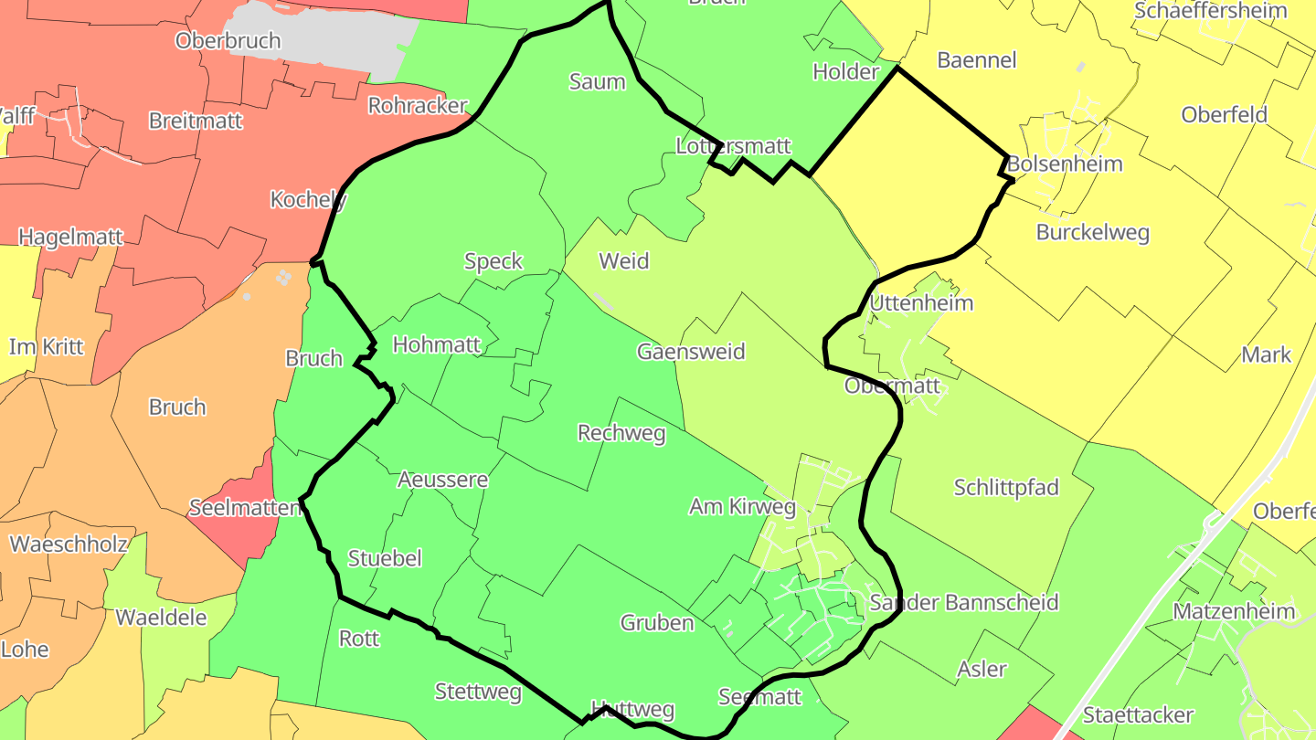 Carte des prix de l'immobilier Westhouse