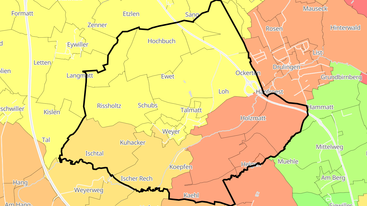Carte des prix de l'immobilier Weyer