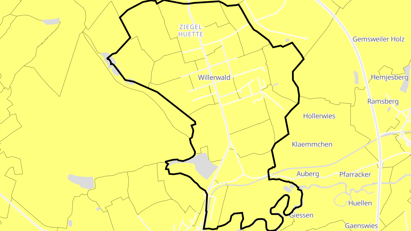 Carte des prix de l'immobilier Willerwald