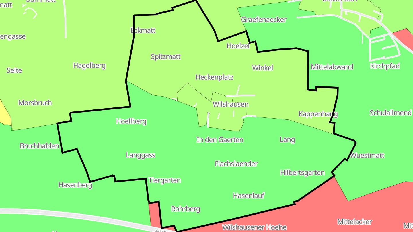 Carte des prix de l'immobilier Wilshausen