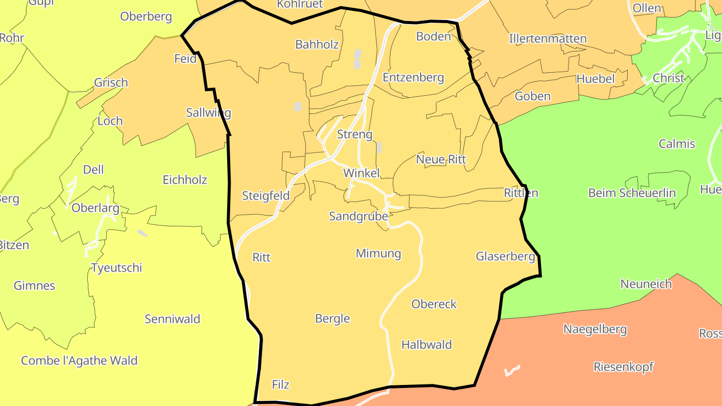 Carte des prix de l'immobilier Winkel