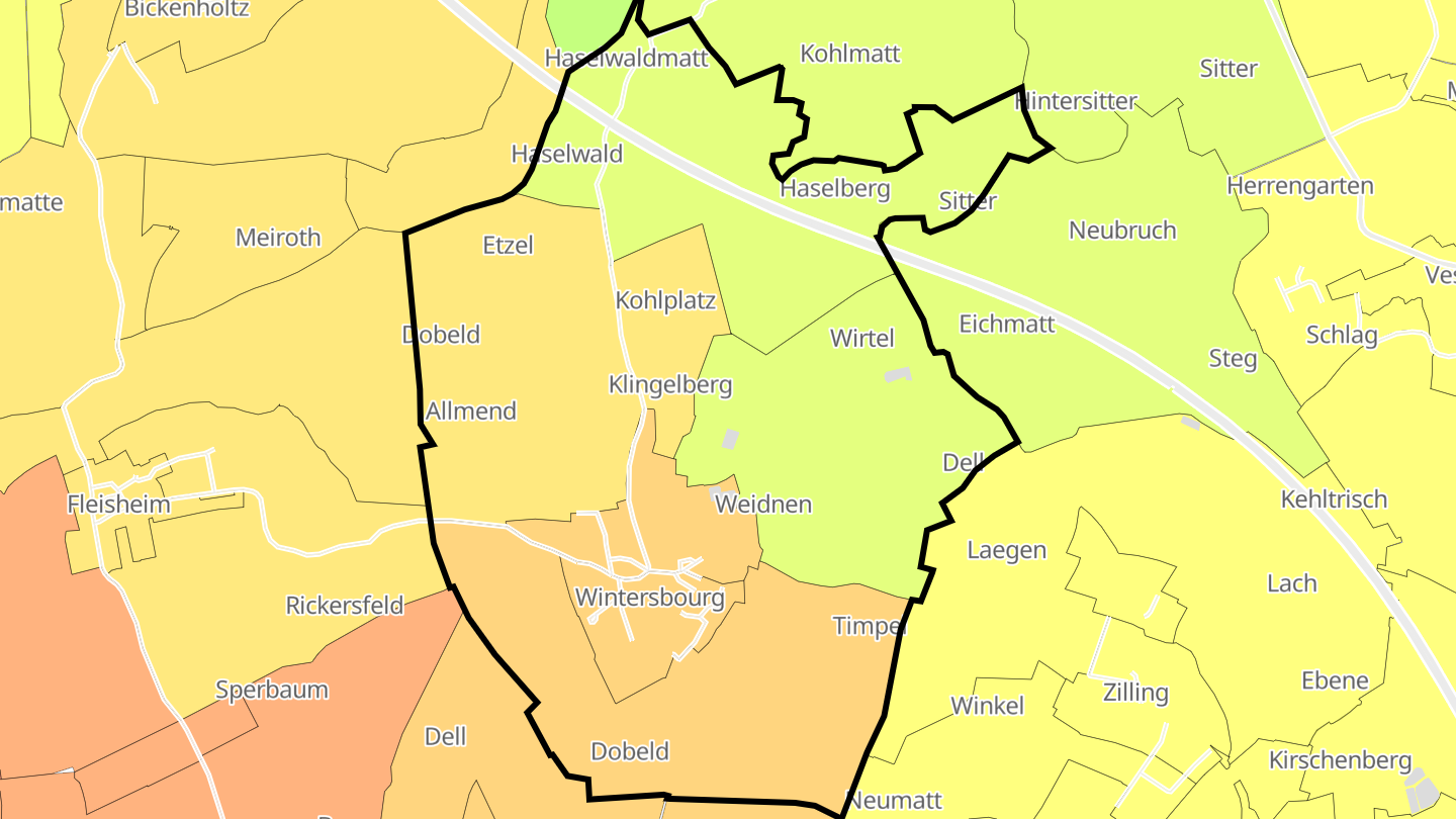 Carte des prix de l'immobilier Wintersbourg